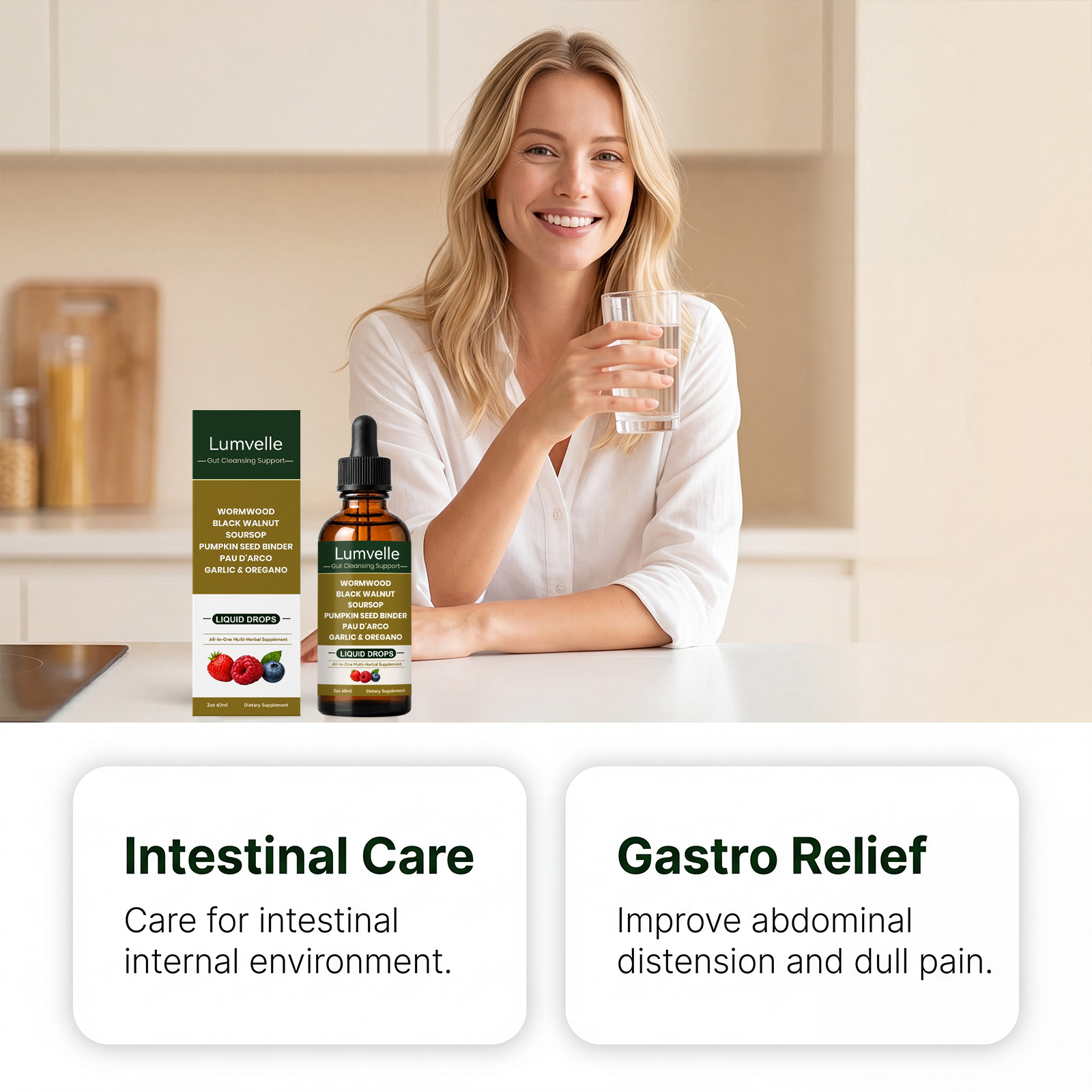 Intestine Balance Gentle Droplets Protect Gut Environment Stabilize Flora Convenient Oral For Irregular Diet Users