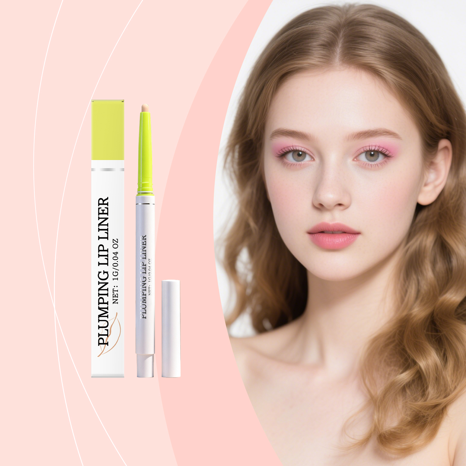 Matte Lip Liner Pen Natural Define Lip Lines Long Lasting Color Easy Makeup Daily Bright Lip Cosmetic