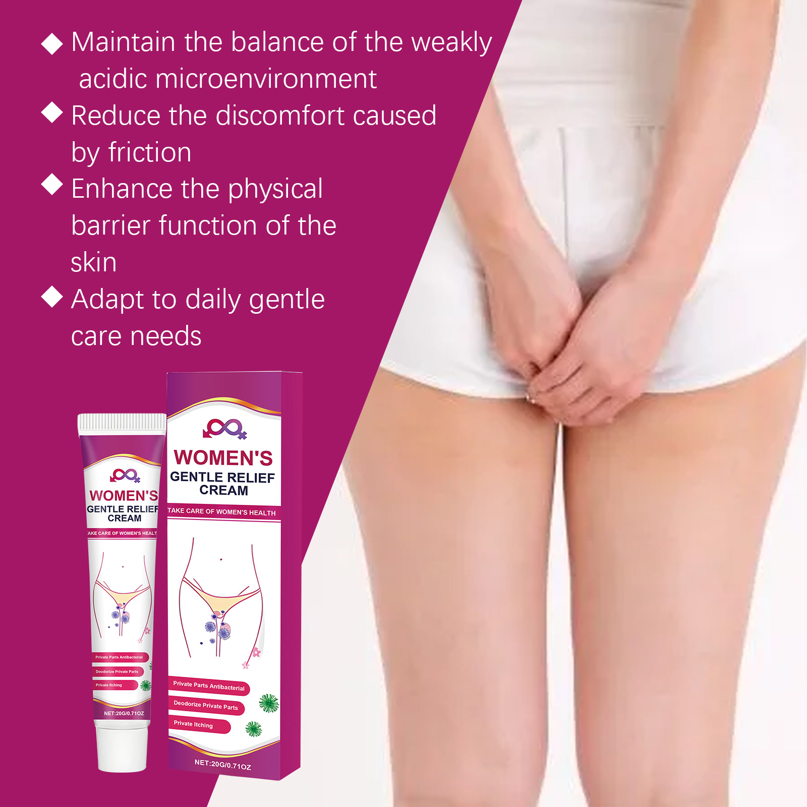 Gentle Ingredient Body Cream For Female Skin Daily Cleansing Massaging Care Lotion For Women Soft Nourishing Surface Treatment