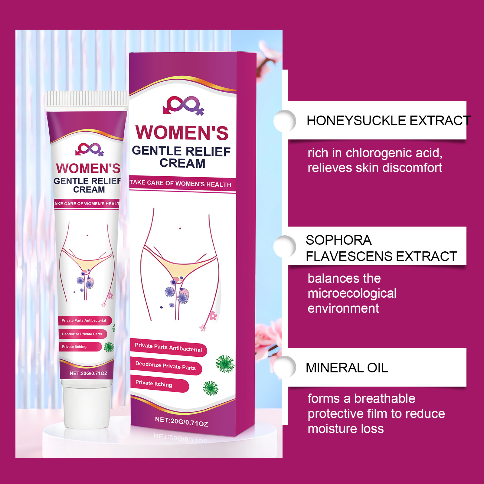 Gentle Ingredient Body Cream For Female Skin Daily Cleansing Massaging Care Lotion For Women Soft Nourishing Surface Treatment