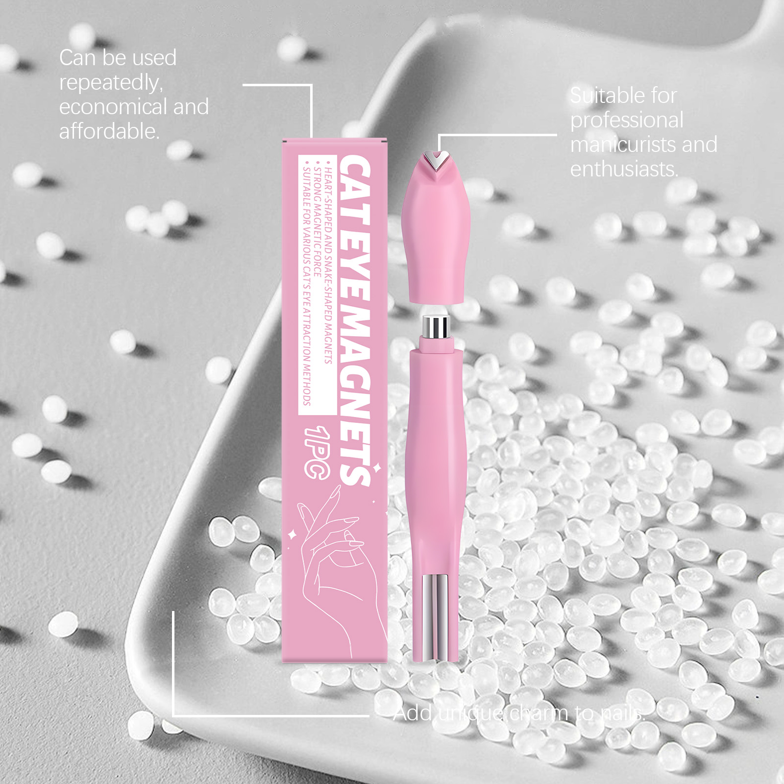 Multi Functional Nail Magnet Dopamine Stylish Multi Purpose For Cat Eye Nail Polish Gel Tool Accessory