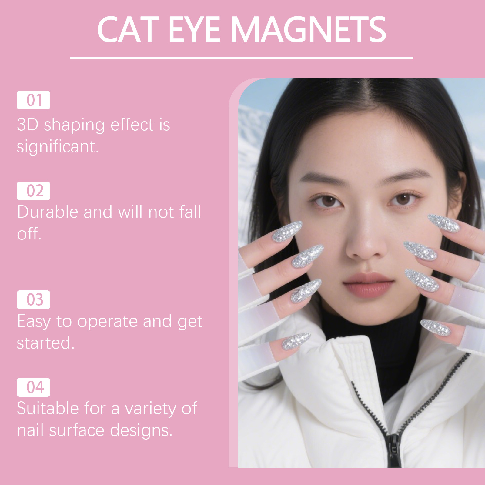 Multi Functional Nail Magnet Dopamine Stylish Multi Purpose For Cat Eye Nail Polish Gel Tool Accessory