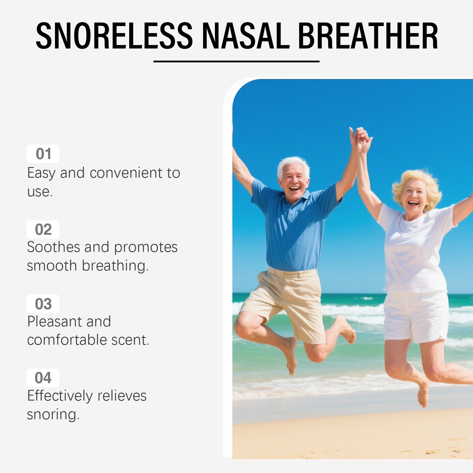 Nasal Care Device For Sleep Clean Nose Freshen Air Ease Snoring Gentle Care Night Daily Rest