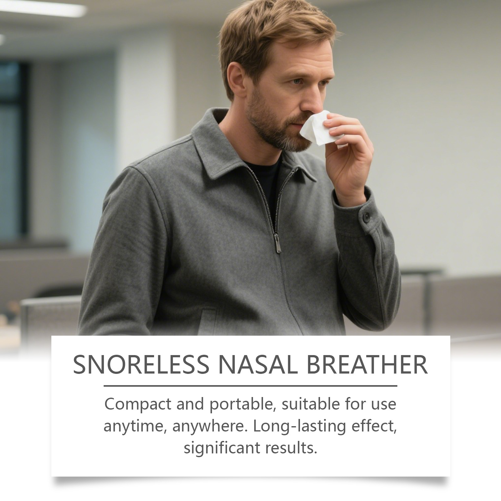 Nasal Care Device For Sleep Clean Nose Freshen Air Ease Snoring Gentle Care Night Daily Rest