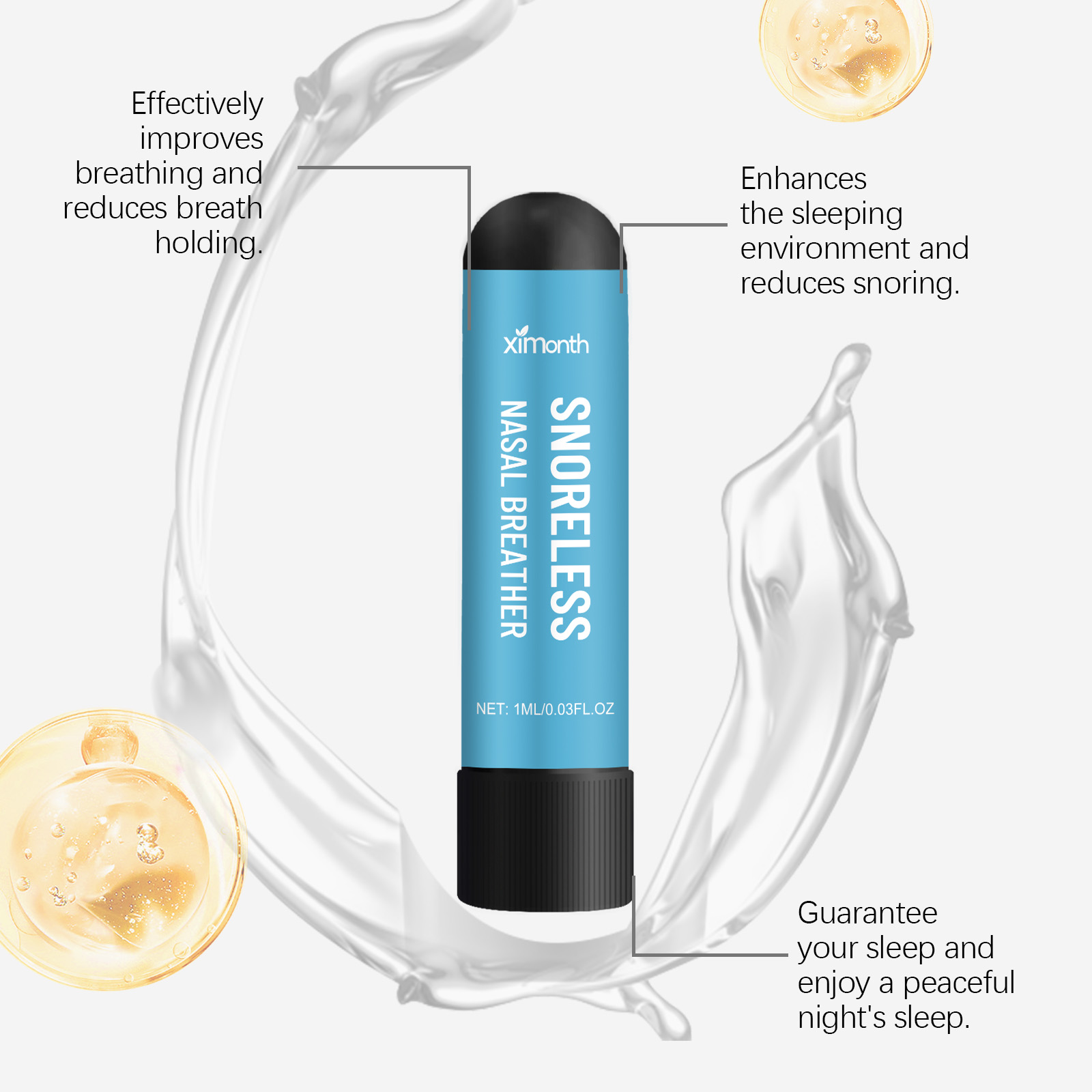 Nasal Care Device For Sleep Clean Nose Freshen Air Ease Snoring Gentle Care Night Daily Rest