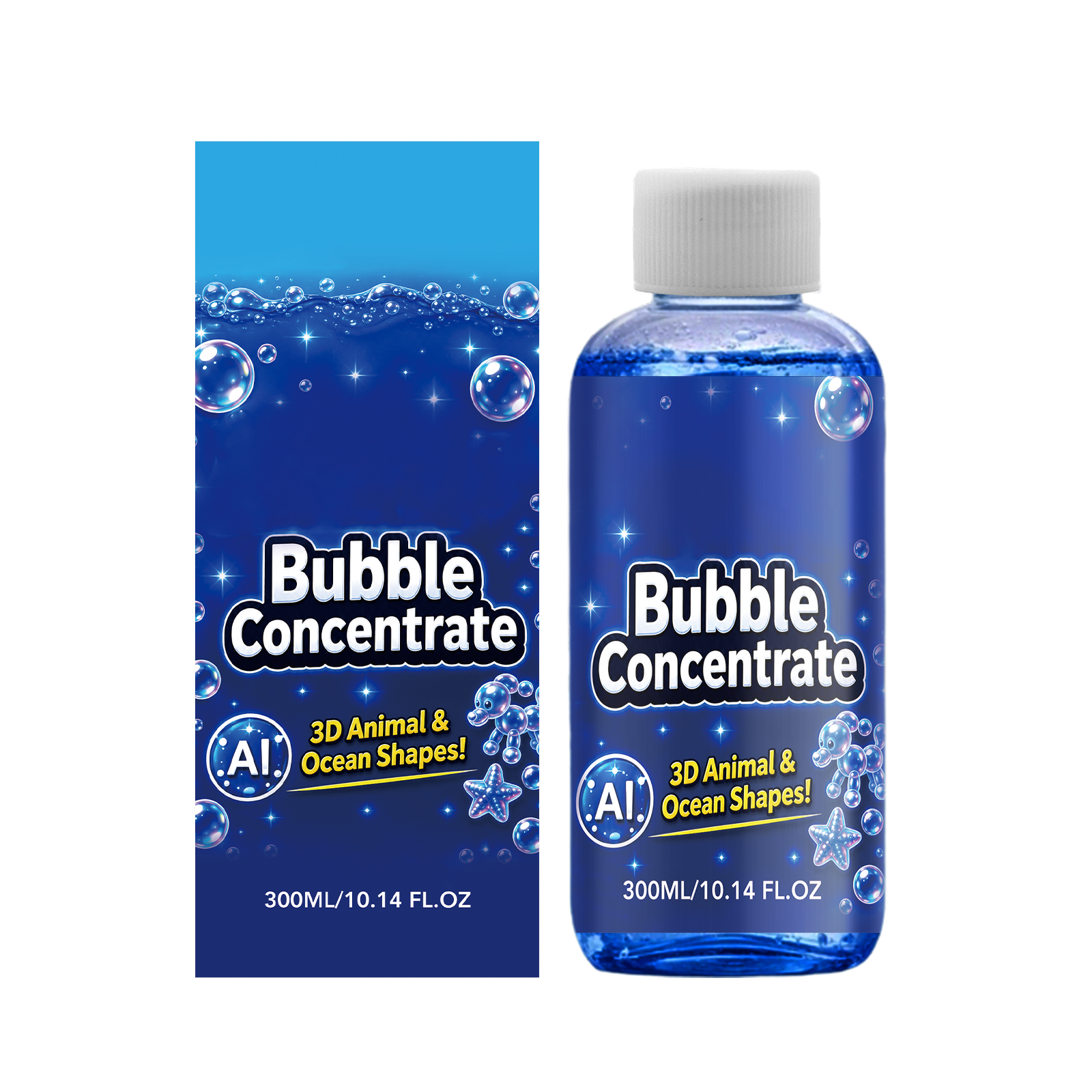Three D Magic Bubble Concentrated Liquid For Kids Outdoor Parent Child Party Interactive Play Toy