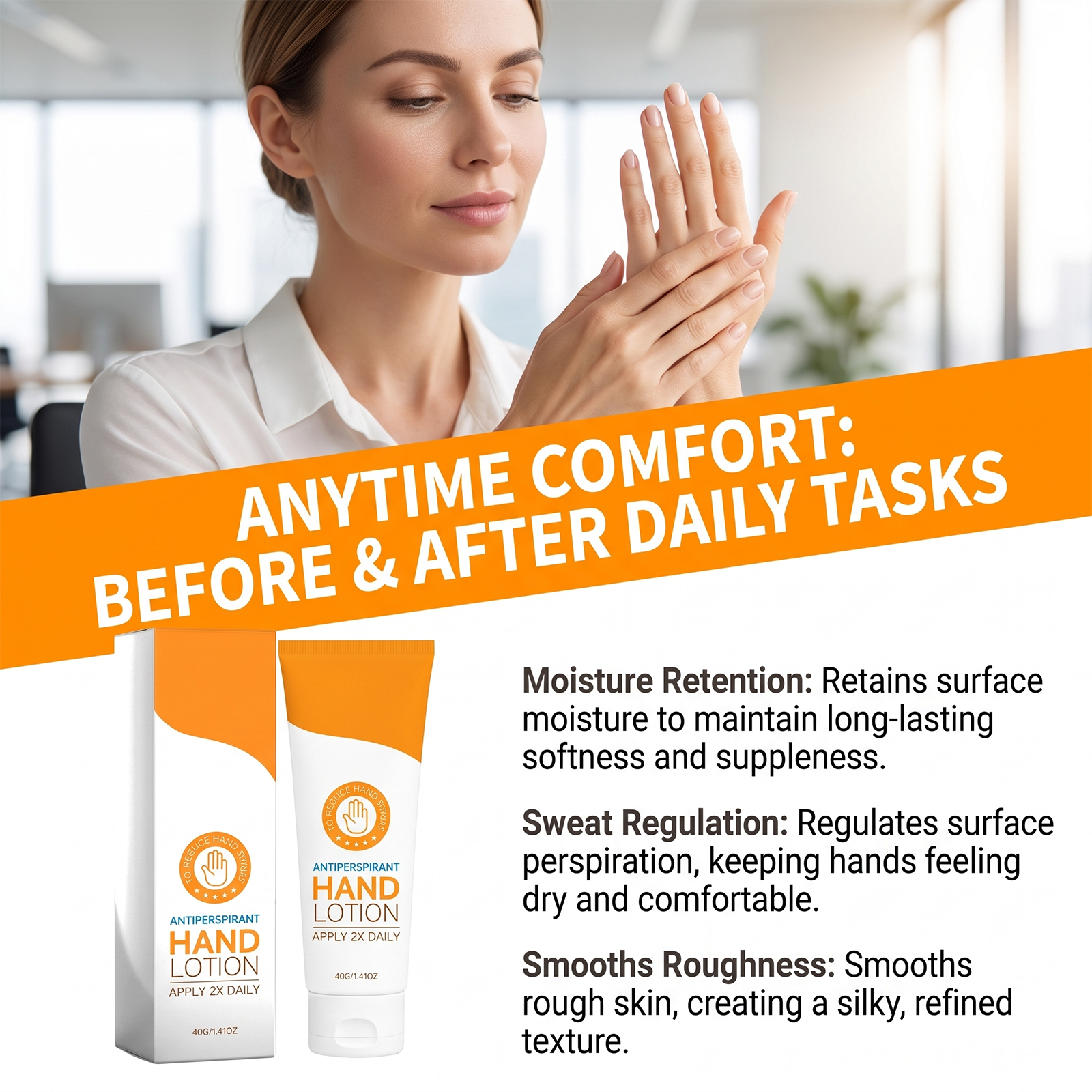 Moisturizing Care Hand Cream Gentle Mild Soft Hydrating Comfort Daily Skin Apply Hand Care