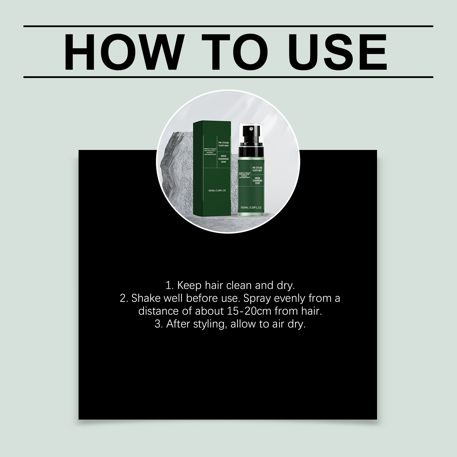 Hair Styling Volumizing Mist For Daily Hair Beauty Care Routine All Hair Types
