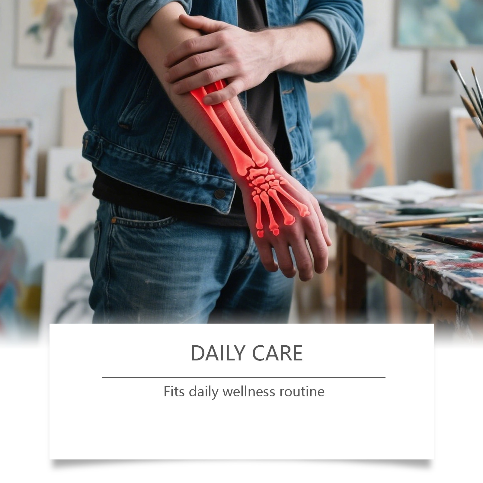 Joint Care Cream Daily Gentle Ingredients Comfort Massage For Elbows Knees Body Skin Care