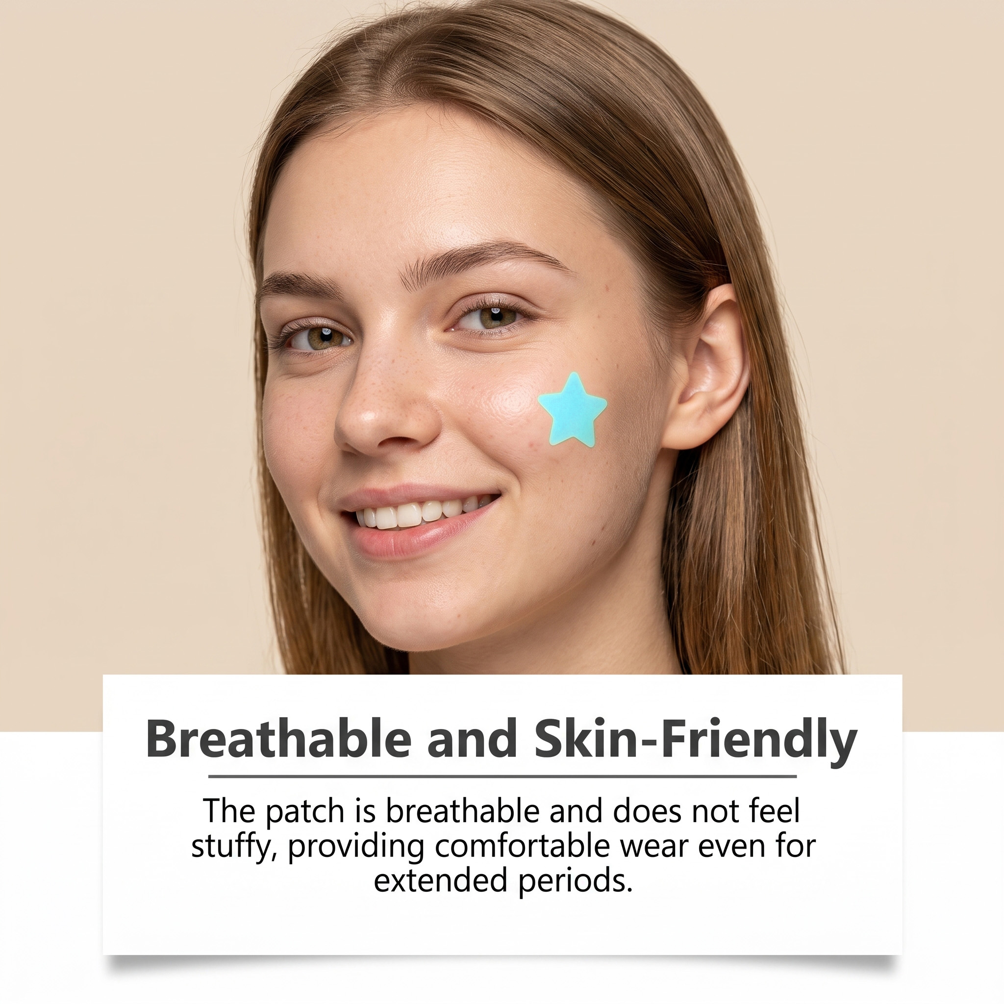 Daily Mild Cleansing Acne Care Patch Skin Gentle Breathable Smooth Comfort Facial Complexion