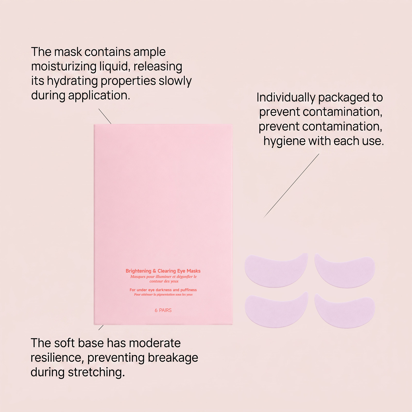 Eye Care Patch Daily Moisturizing Hydrating Gentle Comfortable Skin Friendly Periocular Skin Nourishing Care Sticker