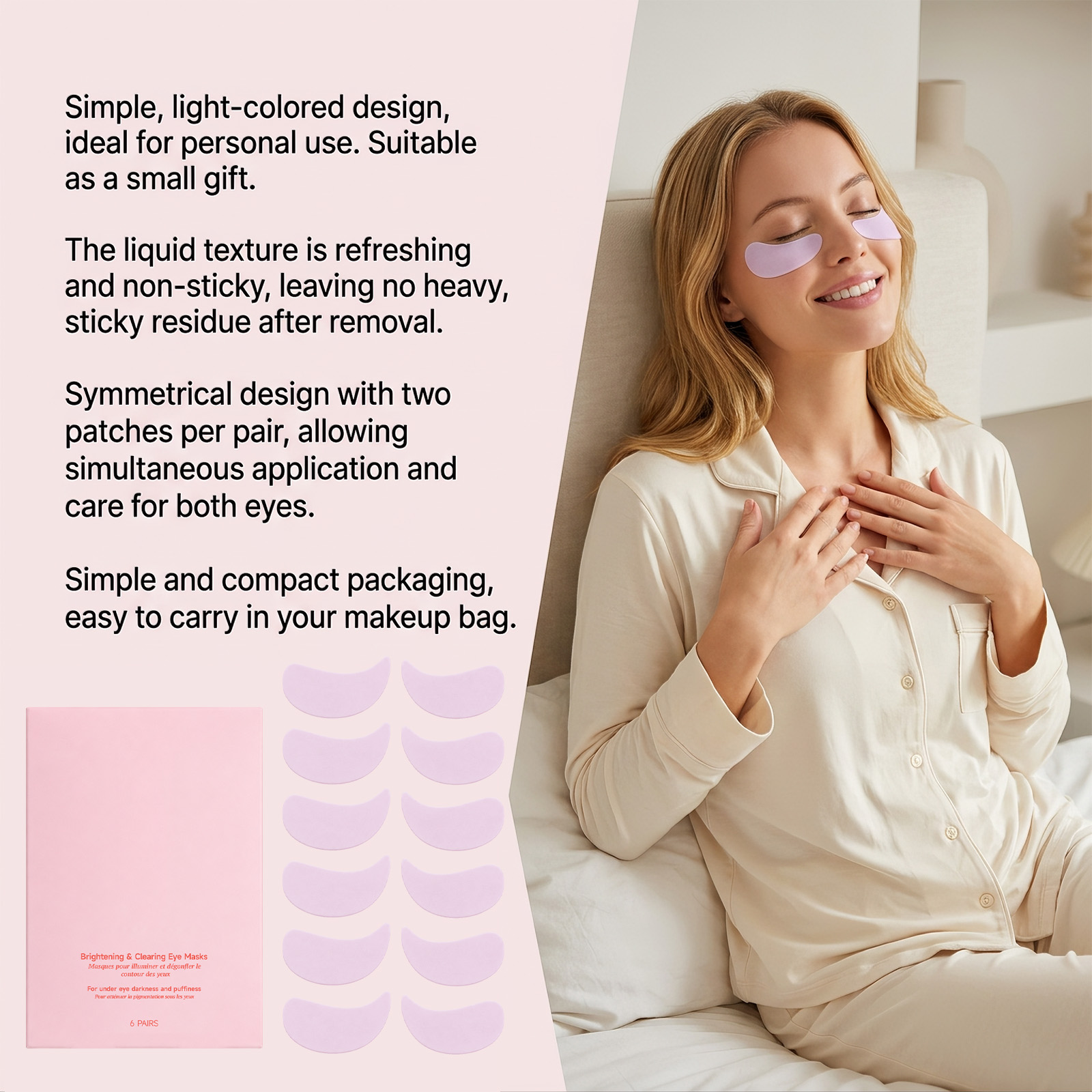 Eye Care Patch Daily Moisturizing Hydrating Gentle Comfortable Skin Friendly Periocular Skin Nourishing Care Sticker
