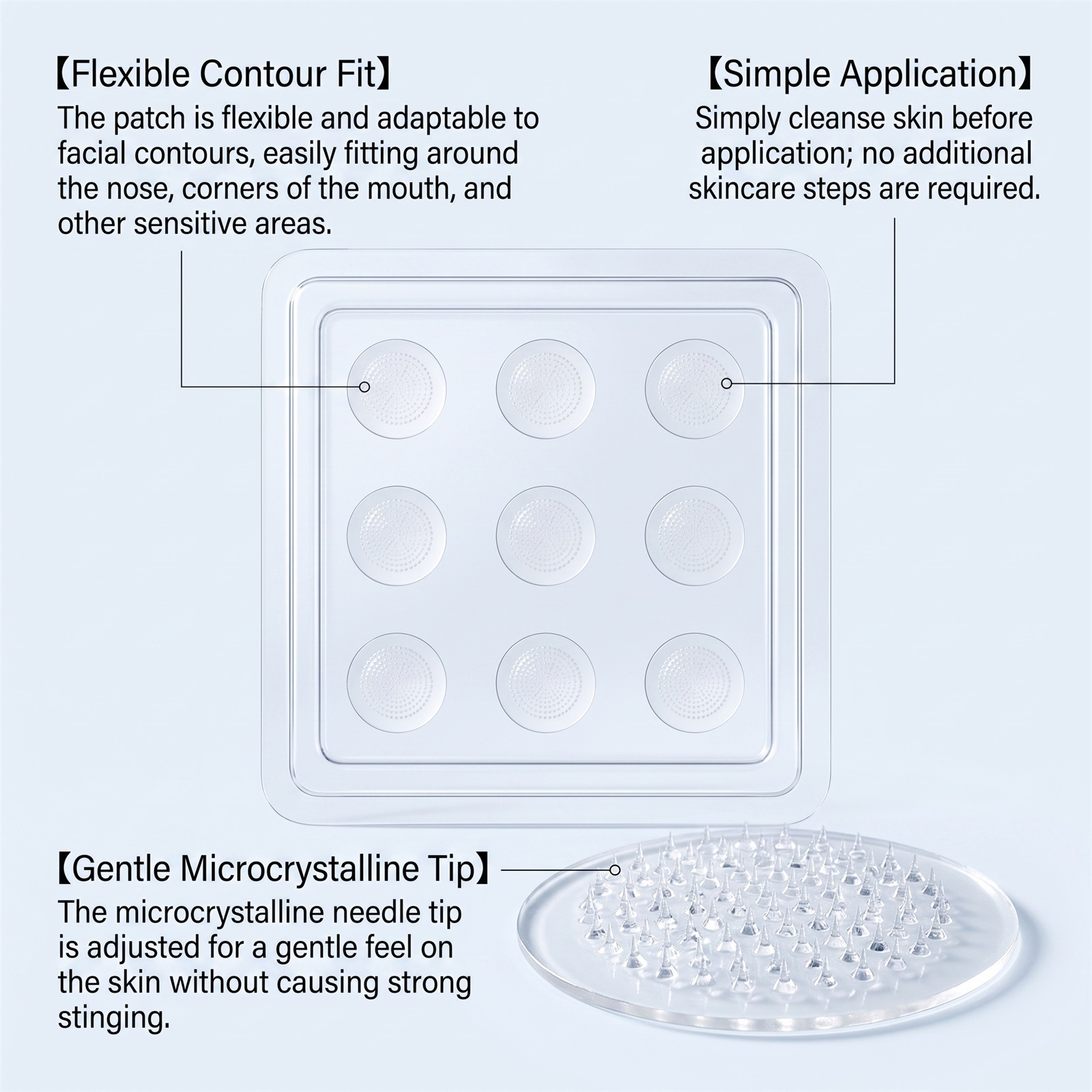 Skin Care Patch Mild Clean Facial Surface Acne Smooth Comfort Thin Invisible Skin Friendly Acne Patch