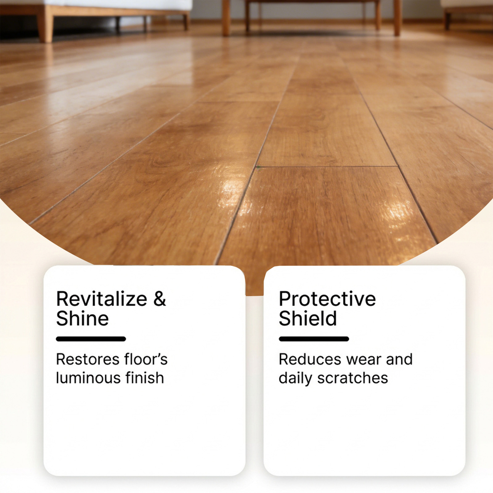 Wood Floor Polish Daily Household Multi Effect Stain Remover Scale Cleaner Brightening Mopping Detergent