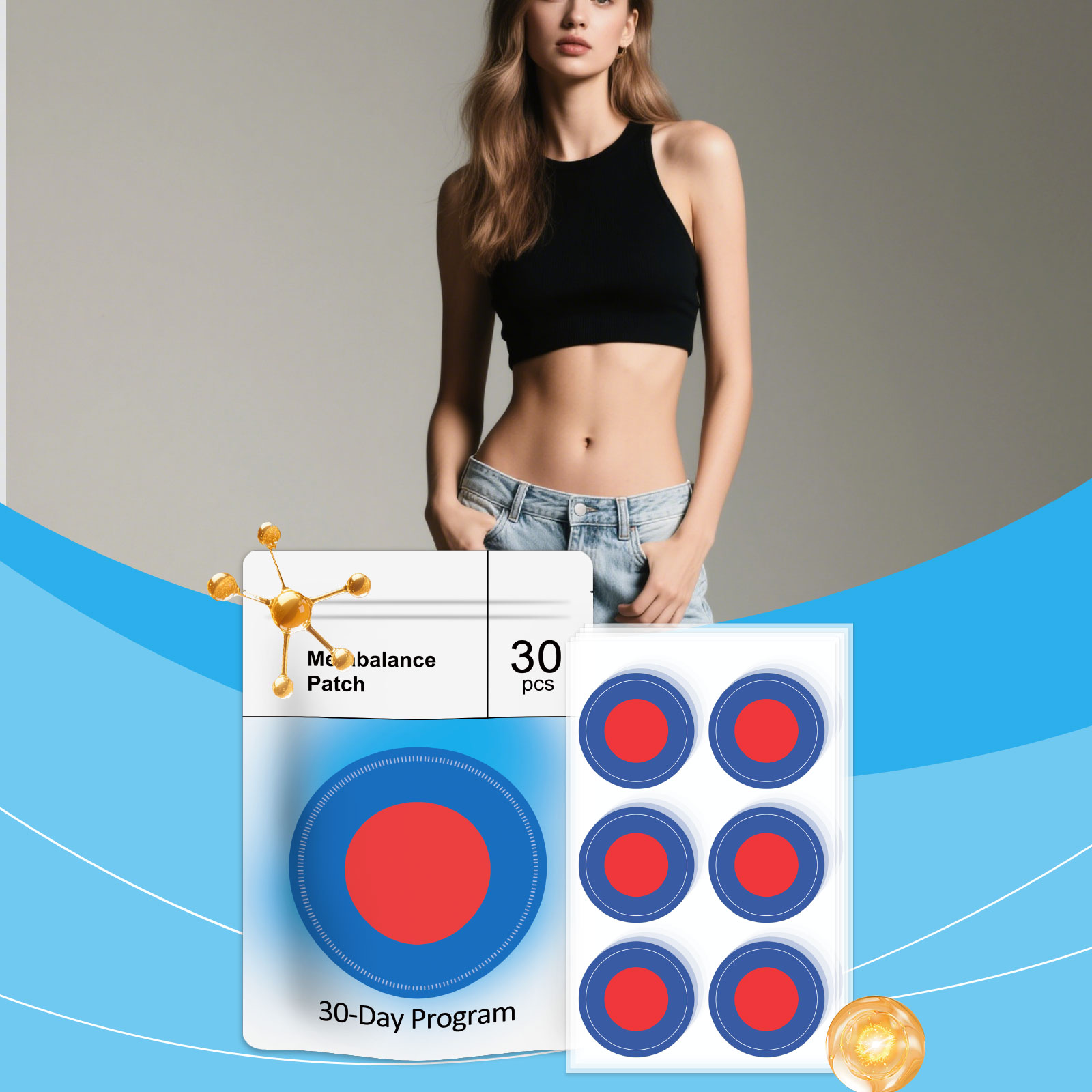 Body Care Patch Gentle Protect Skin Comfort Natural Breathable Fit Skin Friendly Daily Care Sheet
