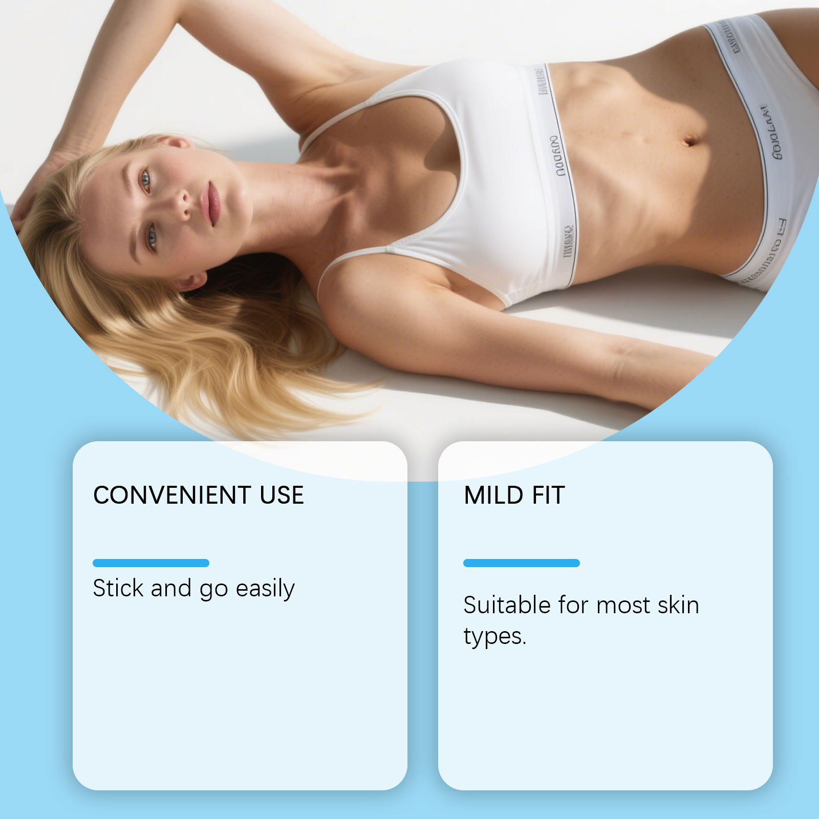 Body Care Patch Gentle Protect Skin Comfort Natural Breathable Fit Skin Friendly Daily Care Sheet