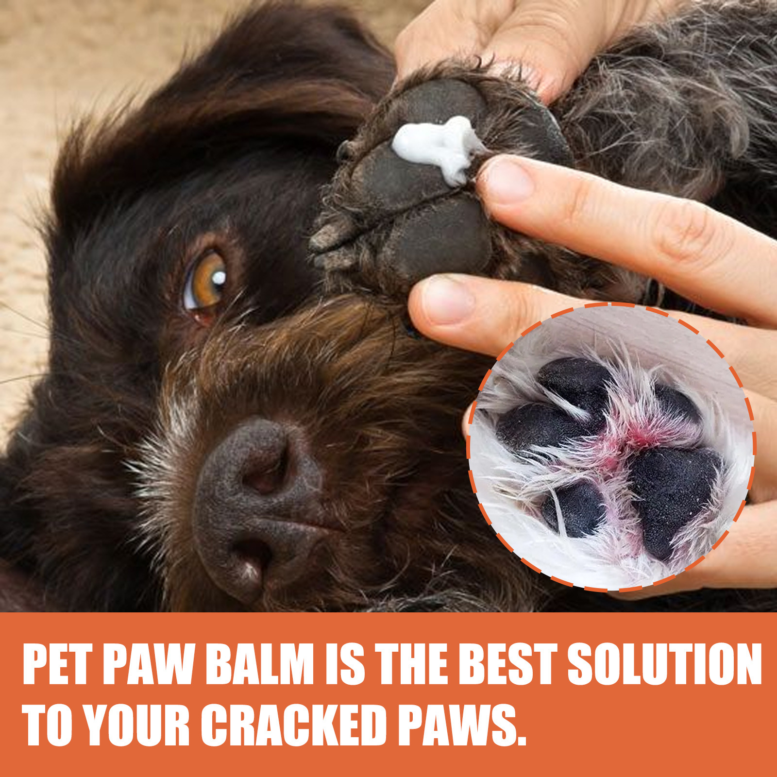 Pet Paw Balm Moisturizing Soothing Protection For Cats Dogs Cracked Paws Nose And Pads Daily Care