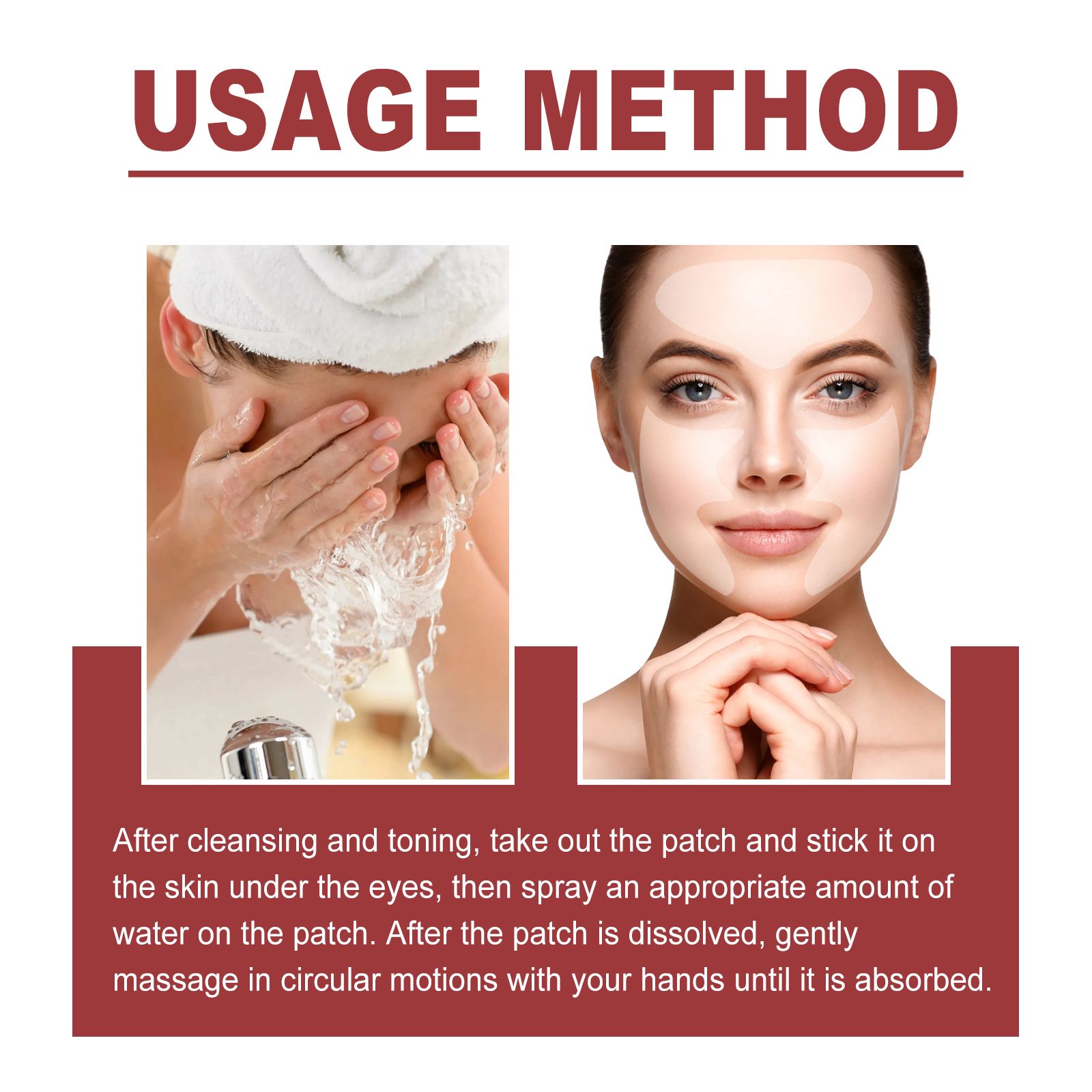 Collagen Mask Set Moisturizing Eye And Face Mask For Firming And Daily Skin Care