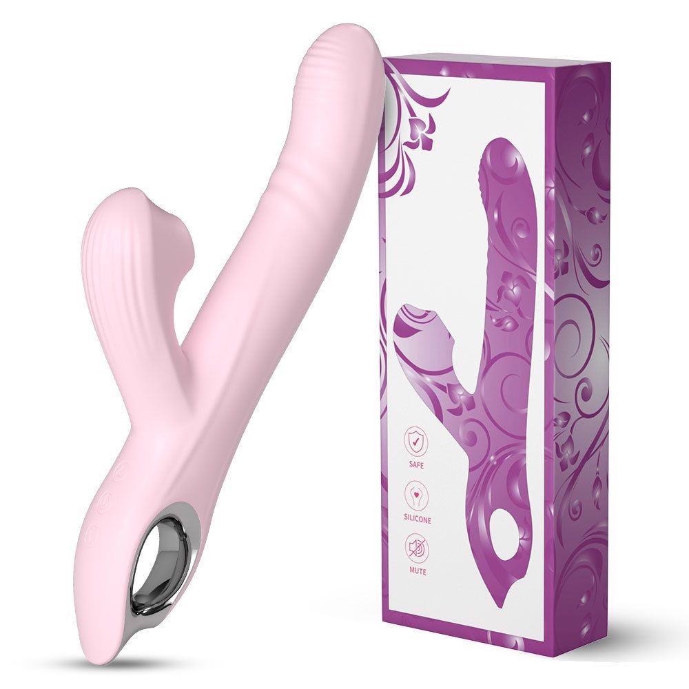 Rose Vibrator for Women G Spot Stimulation Massagers Wand Clitoral Stimulators Rotating Beads Telescopic Masturbator Adult Sex Toy Gift for Her