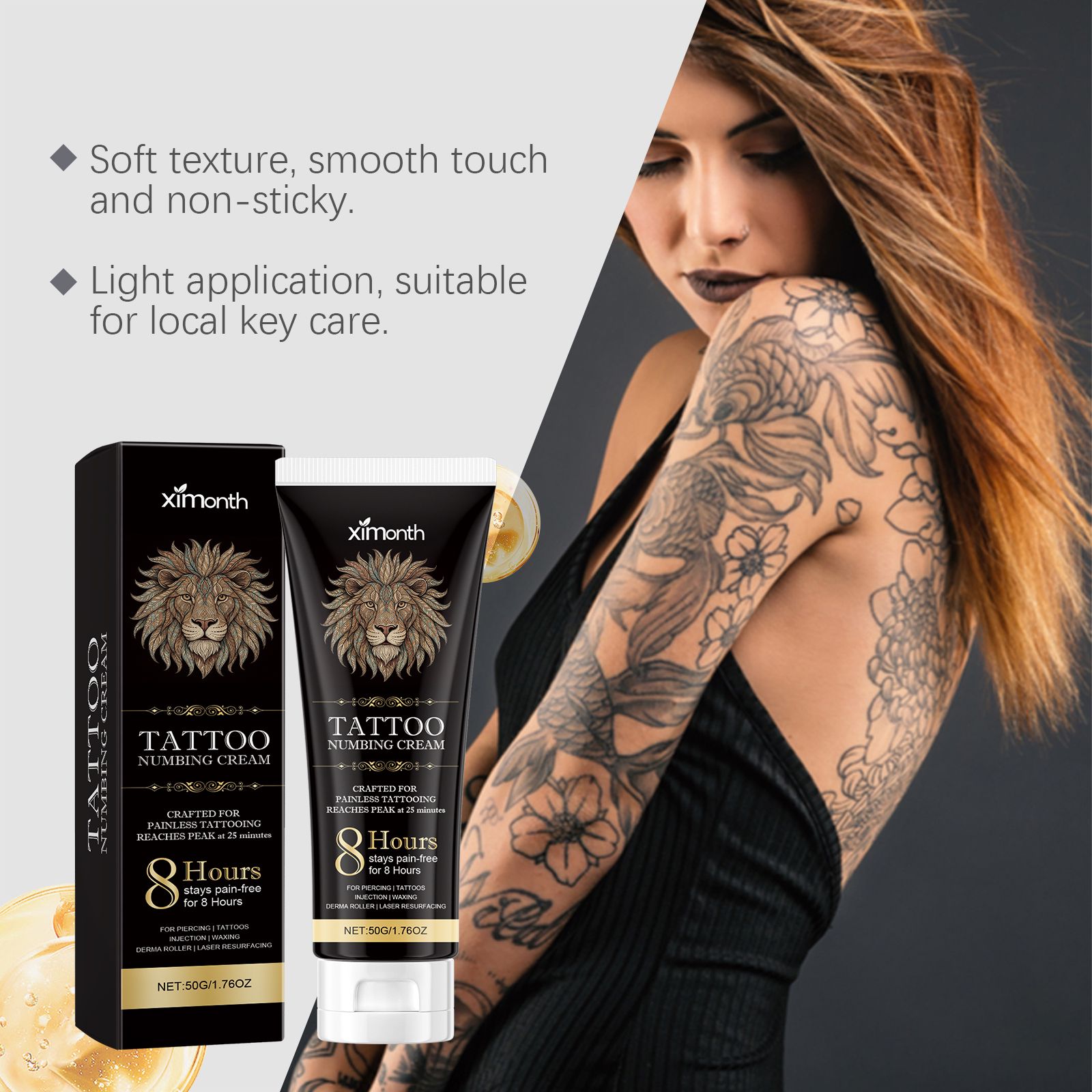 Tattoo Aftercare Cream Moisturizing Nourishing For Daily Skin Care And Sensitive Skin