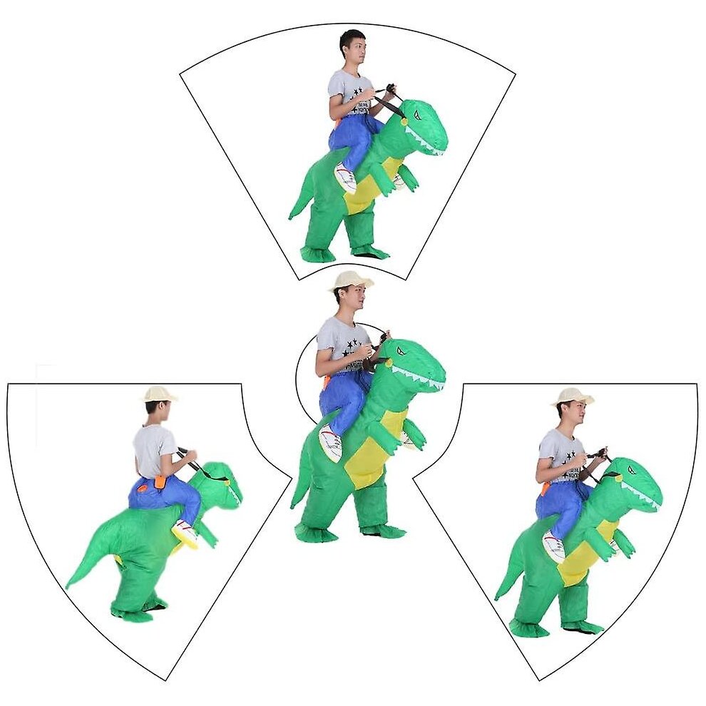 Inflatable Dinosaur Rider Costume Party Costumes Halloween Dress Up Clothing Props