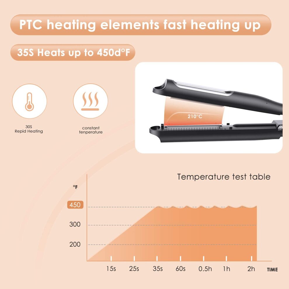 Hair Curler Corn Perm Splint Ceramic Hair Crimper Iron Hair Waver Tongs Curling Wand Portable Automatic Rotating