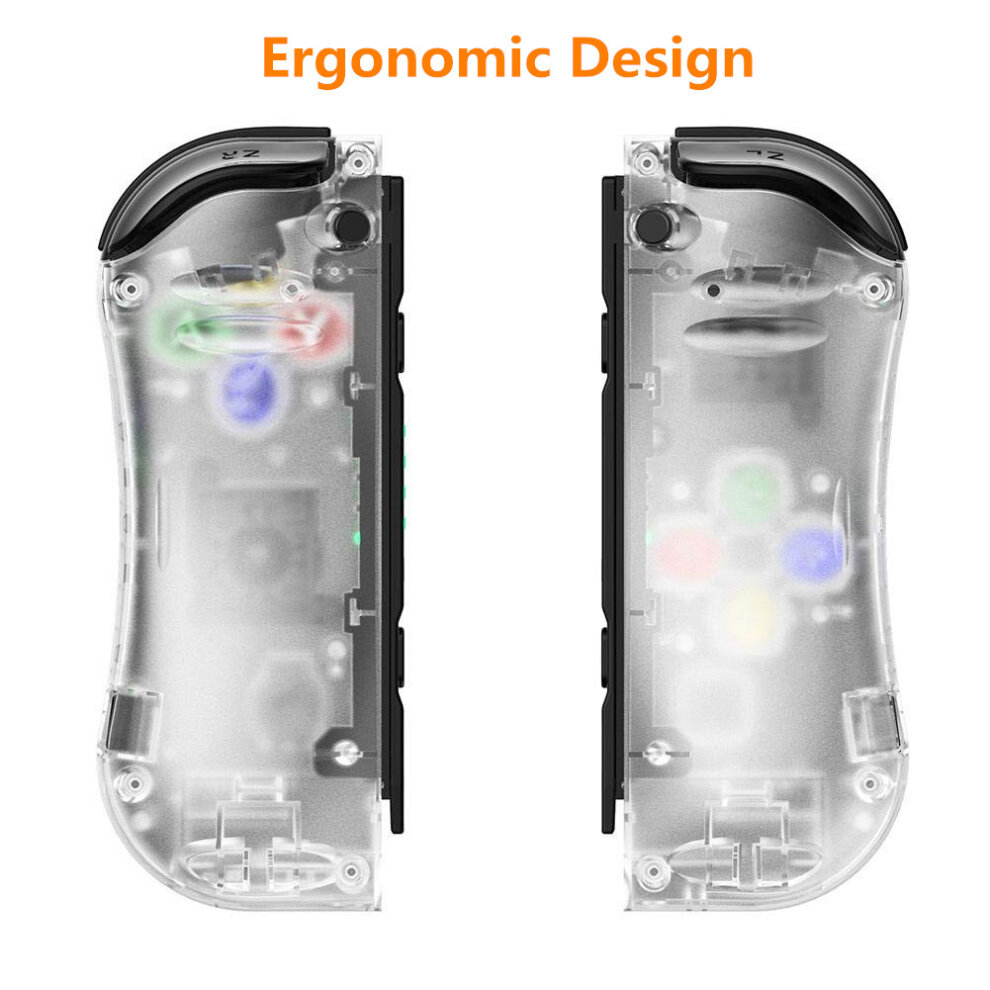 Joy Pad Controller Replacement Joycon Gamepad Joystick Switch Controller For Nintendo Switch Transparent