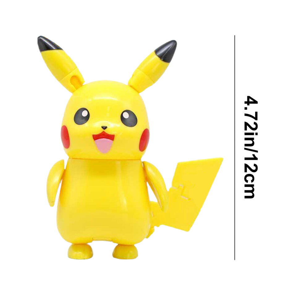 (Pikachu+Poke Ball) Pokemon Ball Pokeball Kids Figures Action Toys Cartoon Child Pikachu