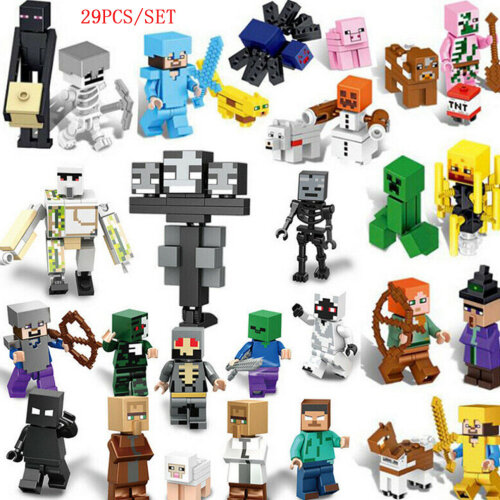 29PCS Minecraft My World Series Minifigure Fit Lego Building Block Toy