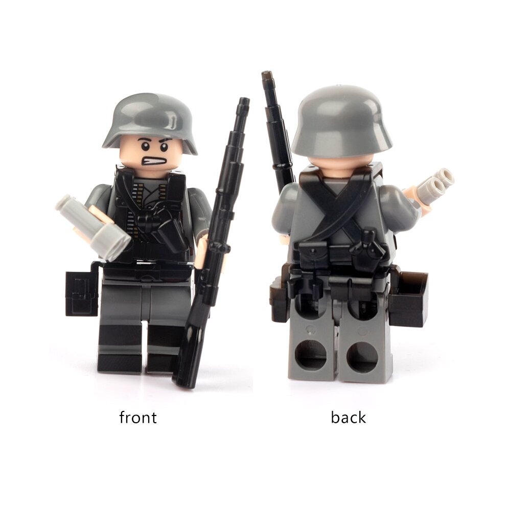 Military Mini Figures BaseSets Army guns Soldiers Weapons Toys Lego