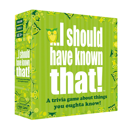 I should have known that Cards About Things You Oughta Know Trivia Card Game Family Board Party Games Toys for Adults Green