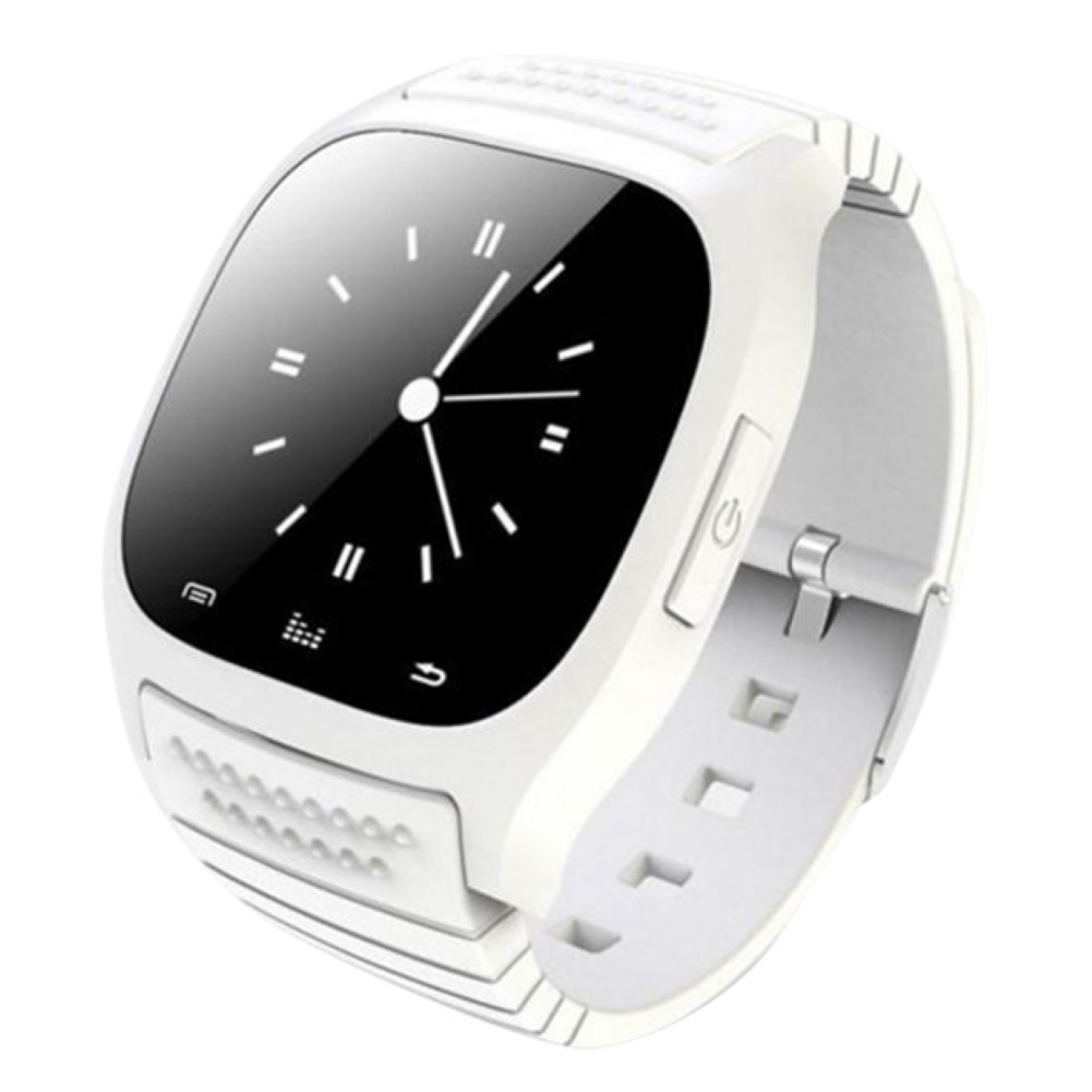 Smartwatch For Men Women Fashion Music Bluetooth Smart Watch Daily Waterproof LED Display Smart Clock White