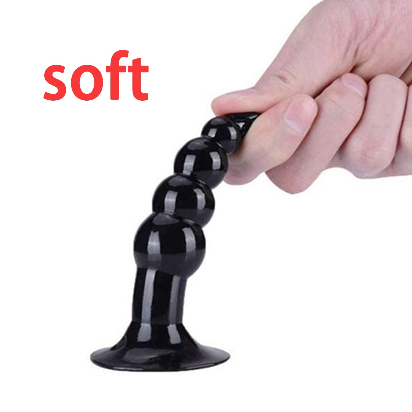Butt Plugs Adult Sex Toy SM Anal Training Set Silicone Soft Women Masturbation Products Sex Trainer Suitable for Beginners Couples Black 6pcs Kit