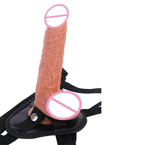 Realistic Dildo Anal Plug Silicone Adult Sex Toy Bondage Belt Strap-on Dildo Penis Wearable Adjustable Harness with Suction Cup Women Lesbian and Vaginal Massage Couples Masturbation