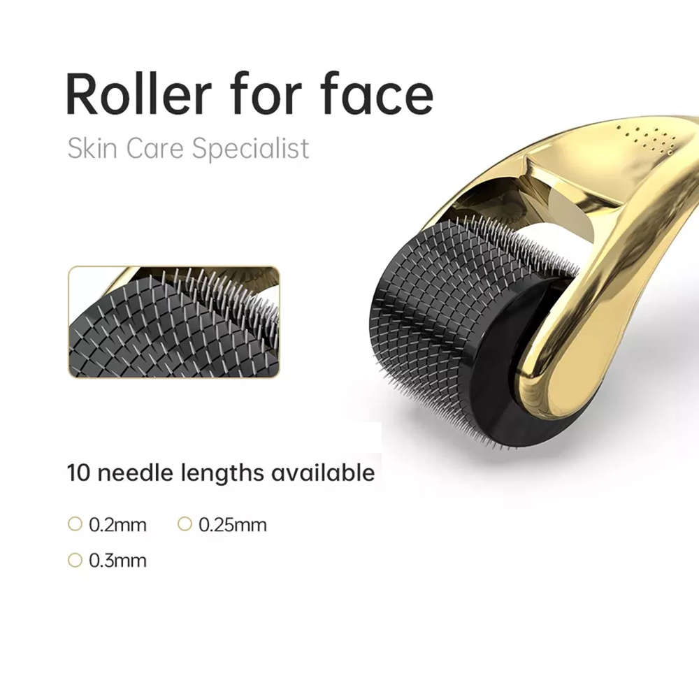 (0.25mm) Derma Roller DRS 540 Titanium Professional Micro Needles Roller Beauty Machines for Hair Loss Wrinkles Sun Damage Ance Scars Skin Care Treatment