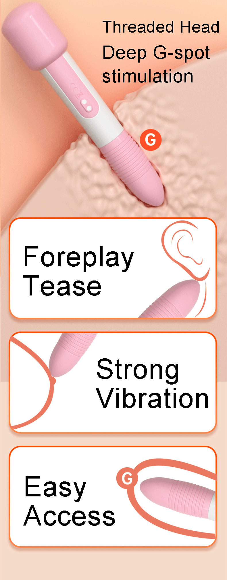 (Pink) Clit Stimulator G Spot Vibrator Dildo Bullet Vibrator Sex Toy Magic Wand Adult Massager For Women Sex Products Wireless App Remote Control Multi Vibration Frequency