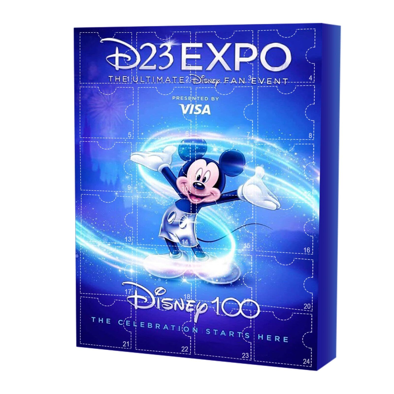Christmas Advent Calendar Disney Cartoon Characters Mickey Anime Figure Advent Surprise Toys for Children 2024 Xmas Gift