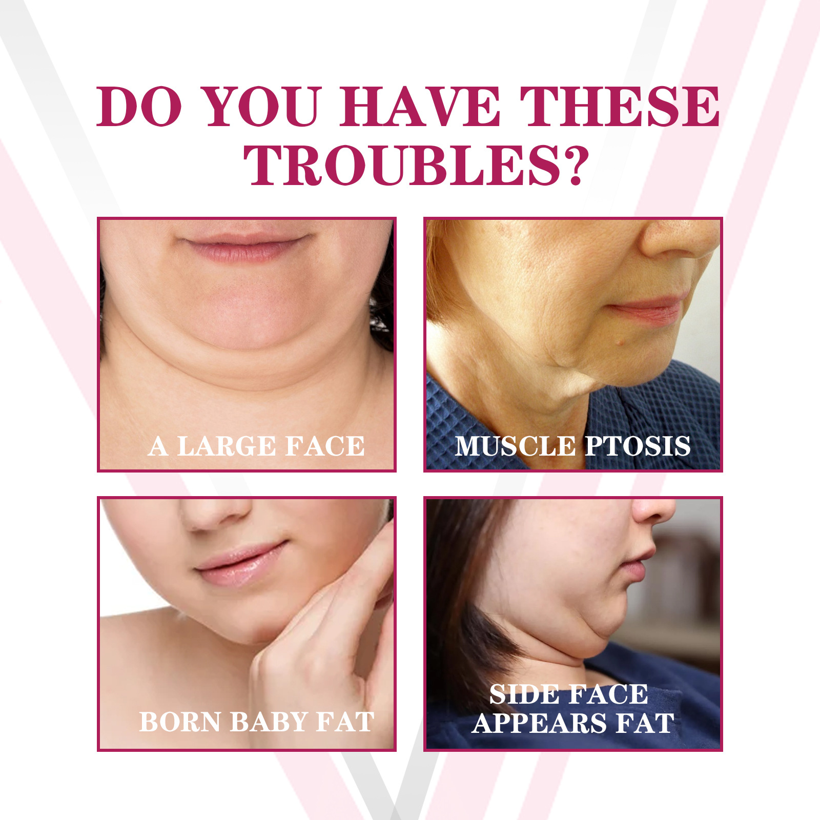 V-Shape Face Slimming Cream Remove Masseter Muscle Firming Double Chin Lift Anti-Aging Beauty Massage