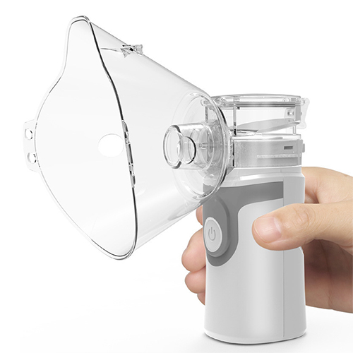 (Grey) Portable Inhaler Machine Handheld Steam Vaporizer Ultrasonic Respirator Machine Cool Mist Travel Inhaler for Adults and Kids