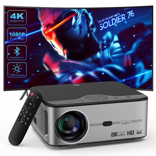 1080P Bluetooth Projector 4K 8K 200Screen WiFi HDMI USB LED Android Home Theater Cinema