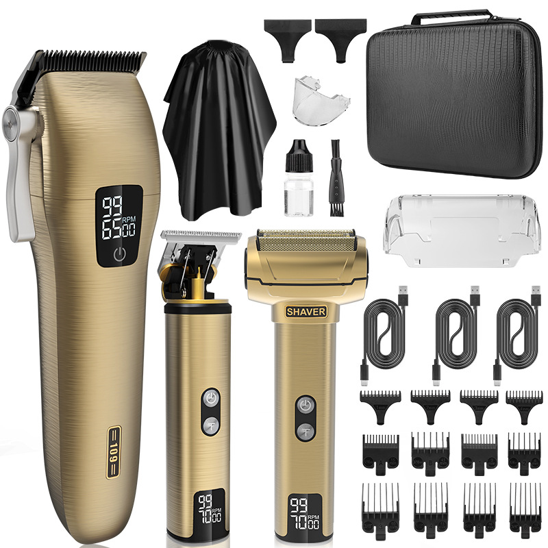 Professional Hair Clippers for Men Detail Trimmer Electric Razor Shavers Cordless Clippers Hair Trimmer and Beard Shaver Set Mens Grooming Kit for Gifts