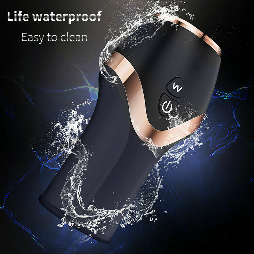 Pocket Pussy Automatic Handsfree Male Masturbator Cup Stroker Vibrator Massager Sex Toy for Men