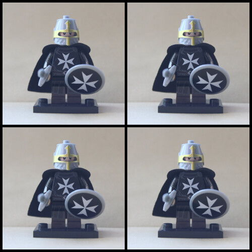 Dark Knights Templar 4 Figures Roman Soldiers Castle Knight Mini Figures Fit Lego