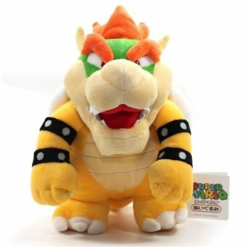Super Mario Standing Bowser Koopa Plush Doll Toy