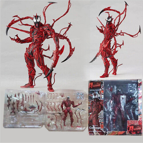 Red Venom Carnage Action Figure All Joints Moveable Doll Collectible PVC Figures