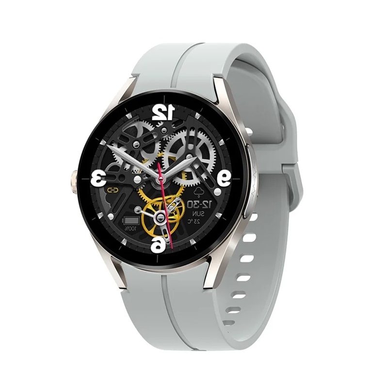 (Grey) Men Smart Watch Laser Therapy ECG Health Monitoring Bluetooth Calling AI Voice Fitness Tracker Women Smartwatch