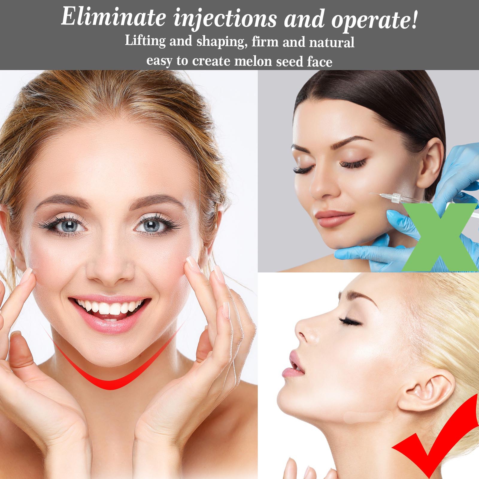 (1 PC) Invisible Face Lift Patch Anti Wrinkle Sticker Silicone Face Forehead Neck Skin Care Lifting Patch Anti Aging Facial Firming Pad Skin Care