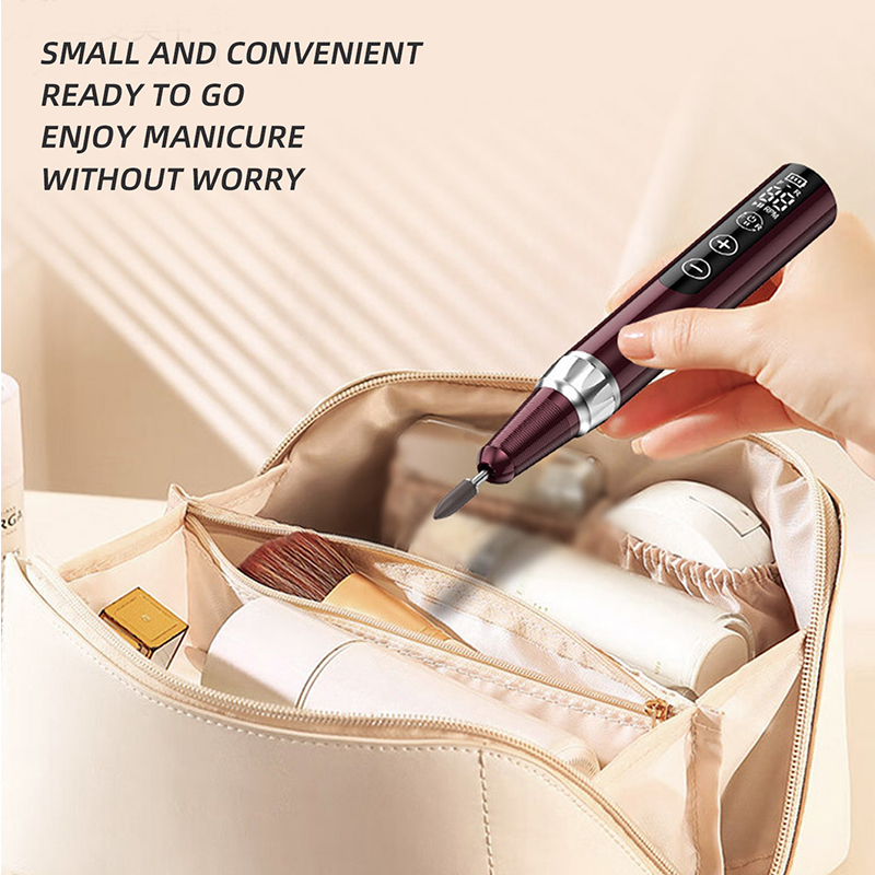 Wireless Nail Drill Pen USB Nail File Polishing Pen Rechargeable Nail Drill Machine Portable