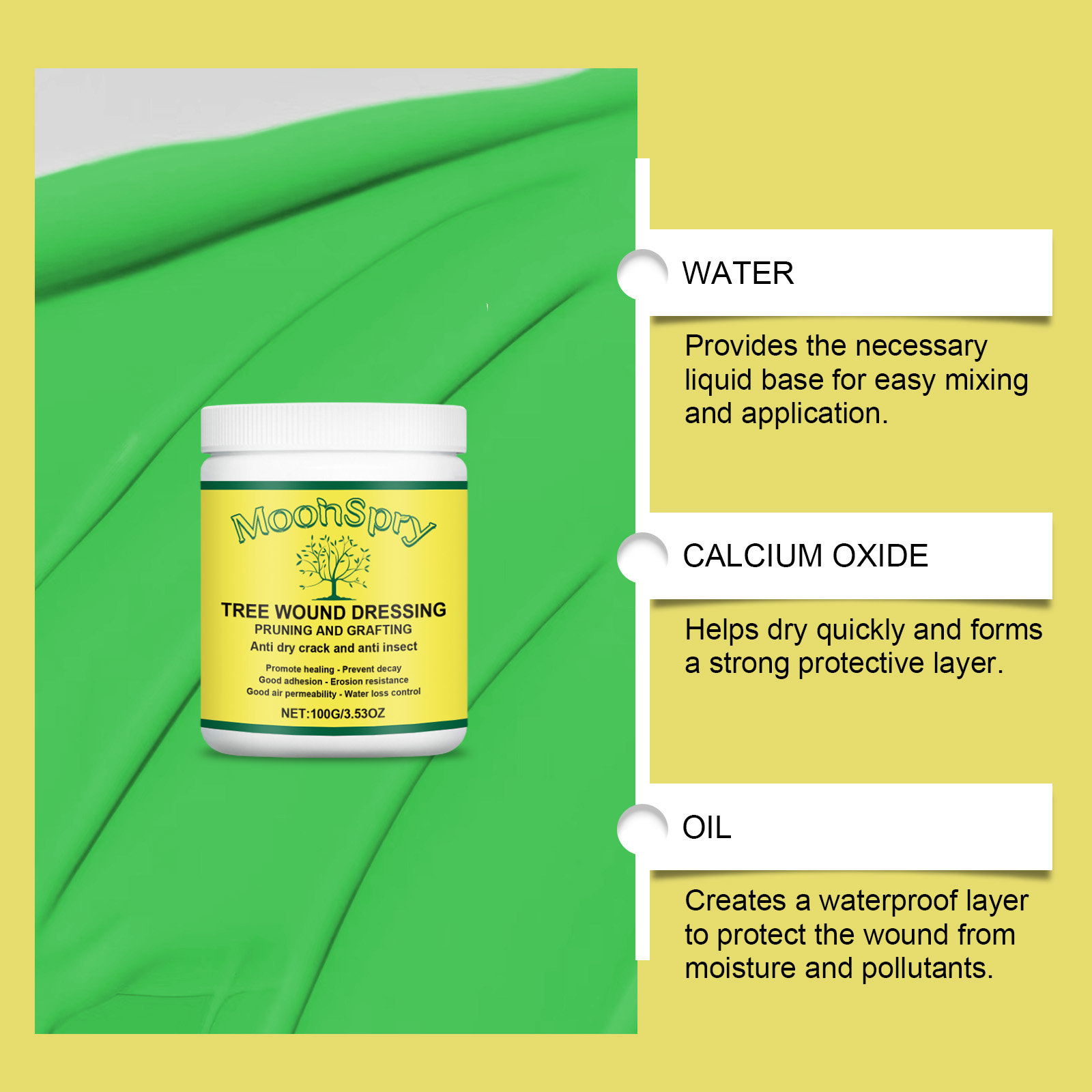 Plant Cut Paste Pruning Compound Plant Healing Sealant Tree Cut Paste Wound Sealant for Plants Tree Treatment ﻿