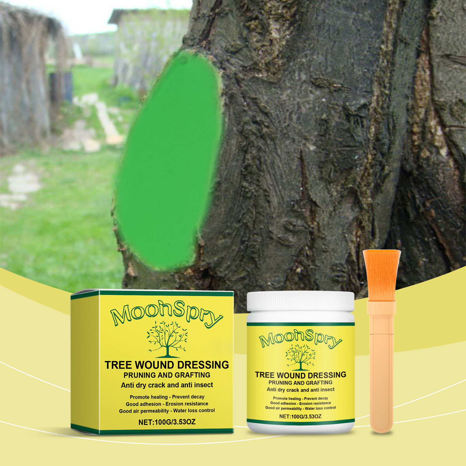 Plant Cut Paste Pruning Compound Plant Healing Sealant Tree Cut Paste Wound Sealant for Plants Tree Treatment ﻿